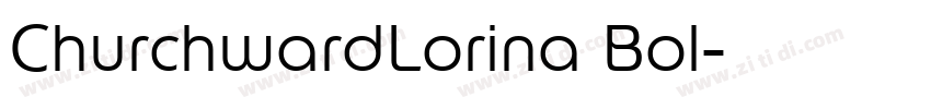 ChurchwardLorina Bol字体转换